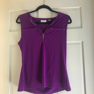 New York & Company Purple Blouse